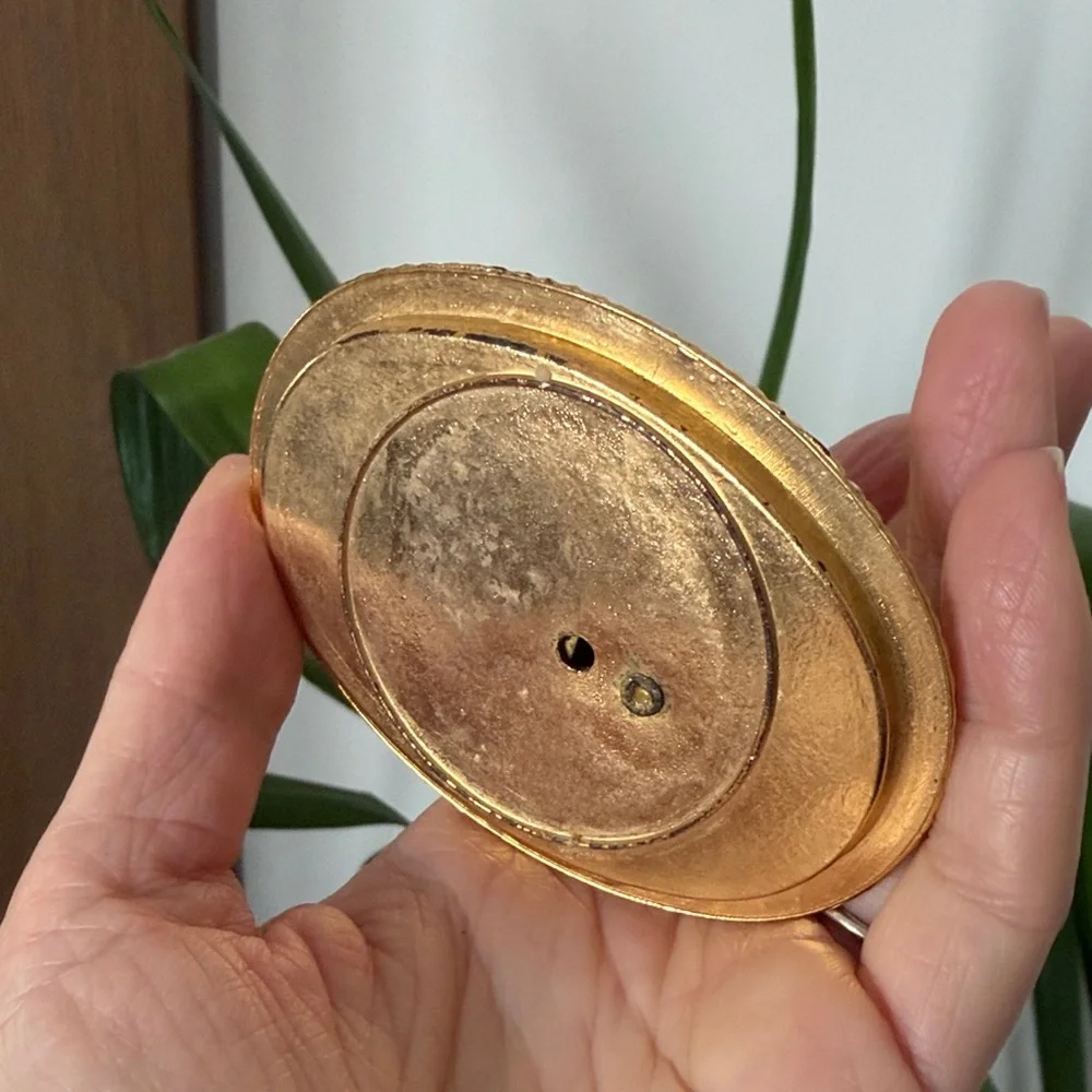 Golden Elephant Decorative Dish Ring Holder Trinket Decor